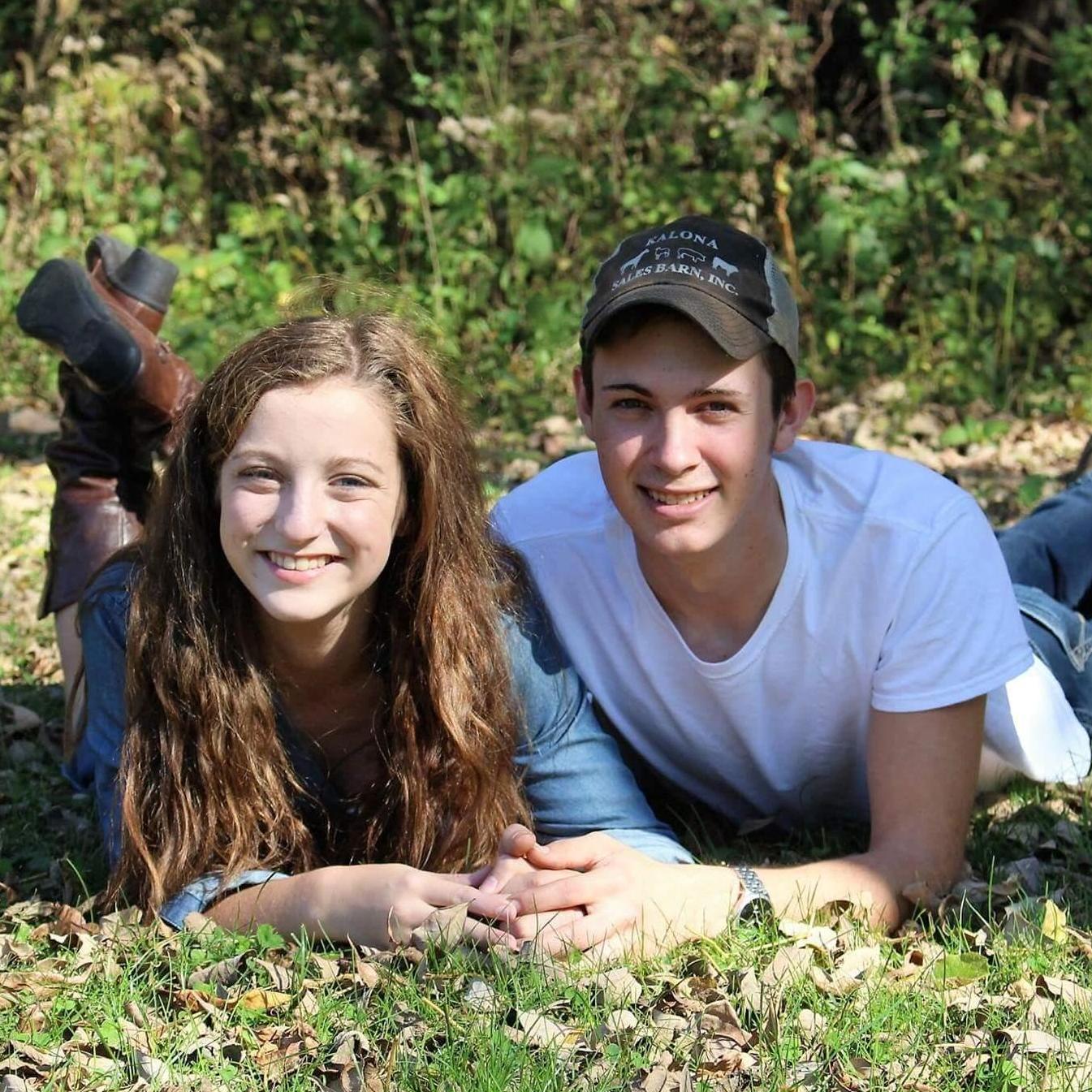 This was taken at our annual photo shoot, compliments of Rachel's mom.