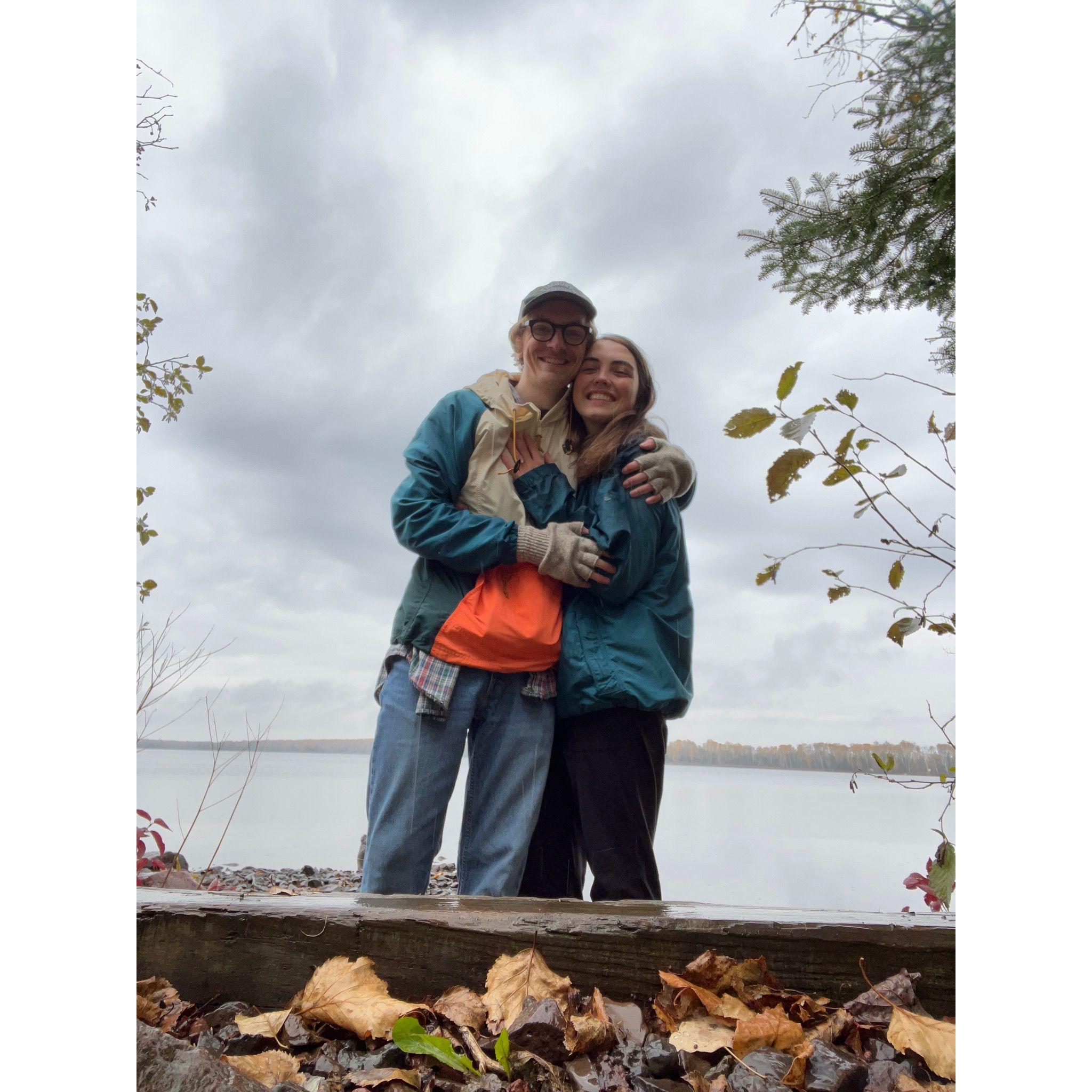 This was taken right after we got engaged on October 19, 2023.