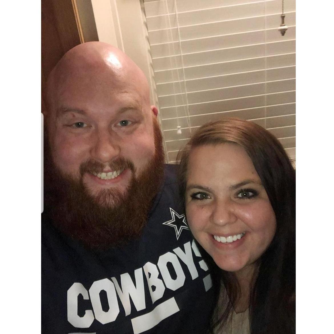Our first photo together