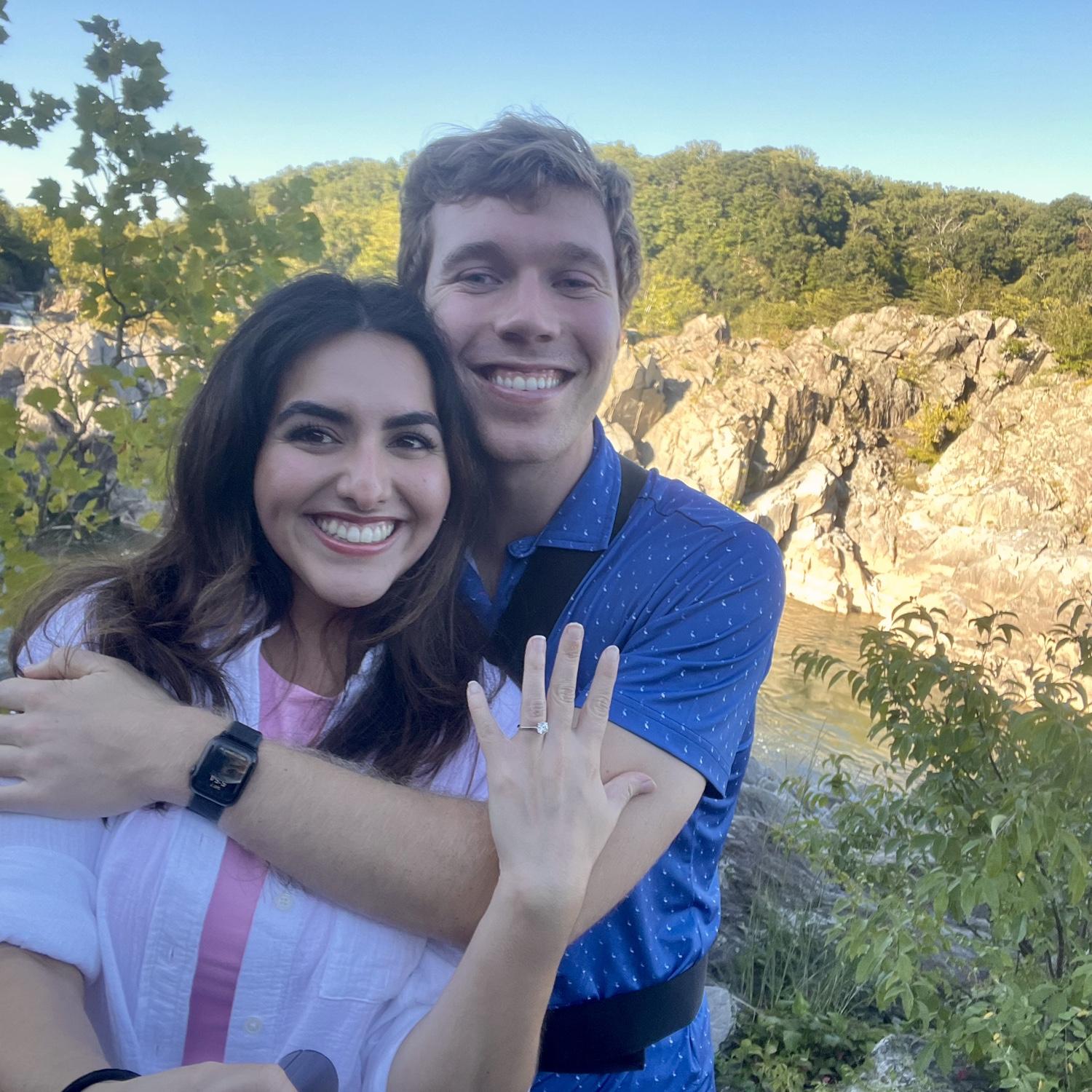 Proposal at Great Falls