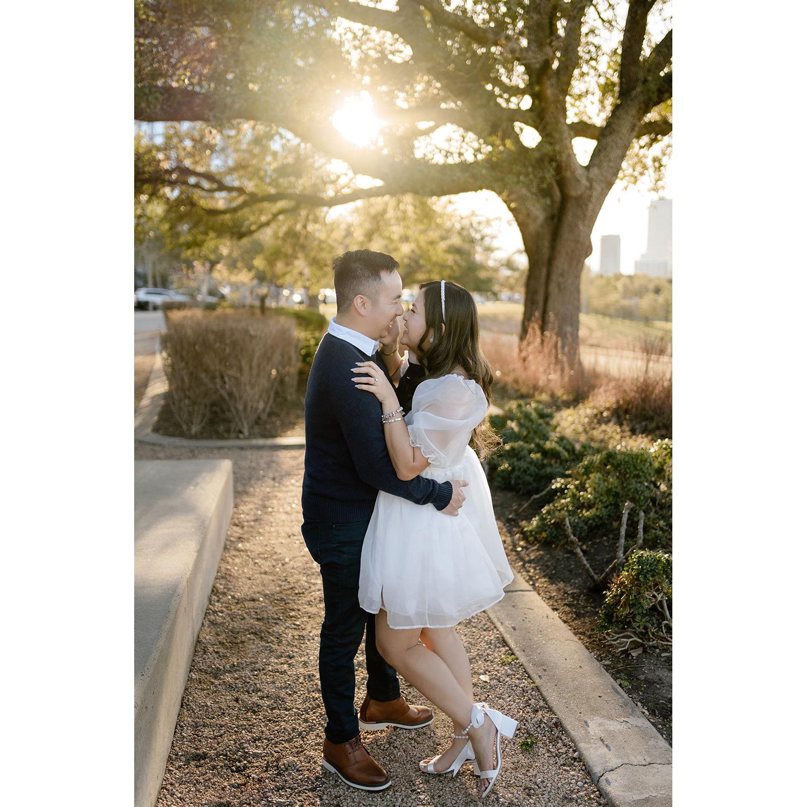 We loved this photo with the sun in the back!