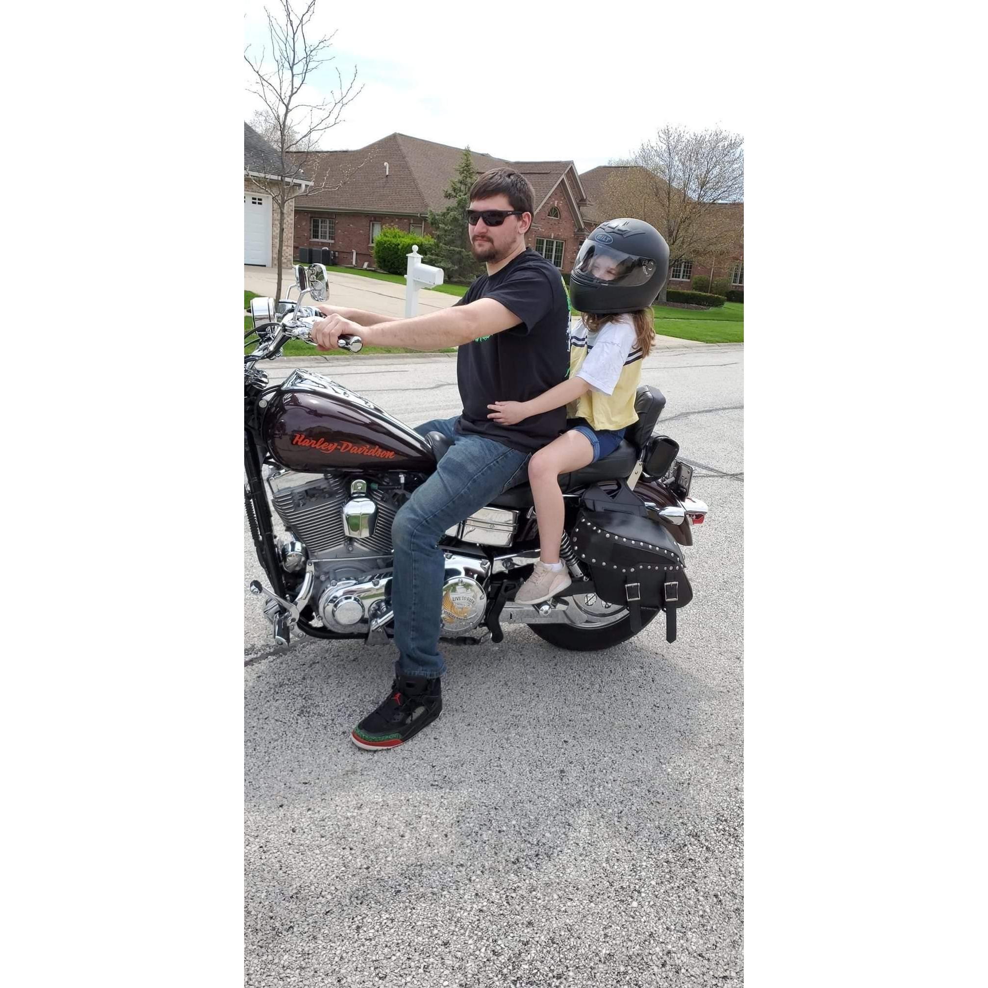 Ava going for a ride