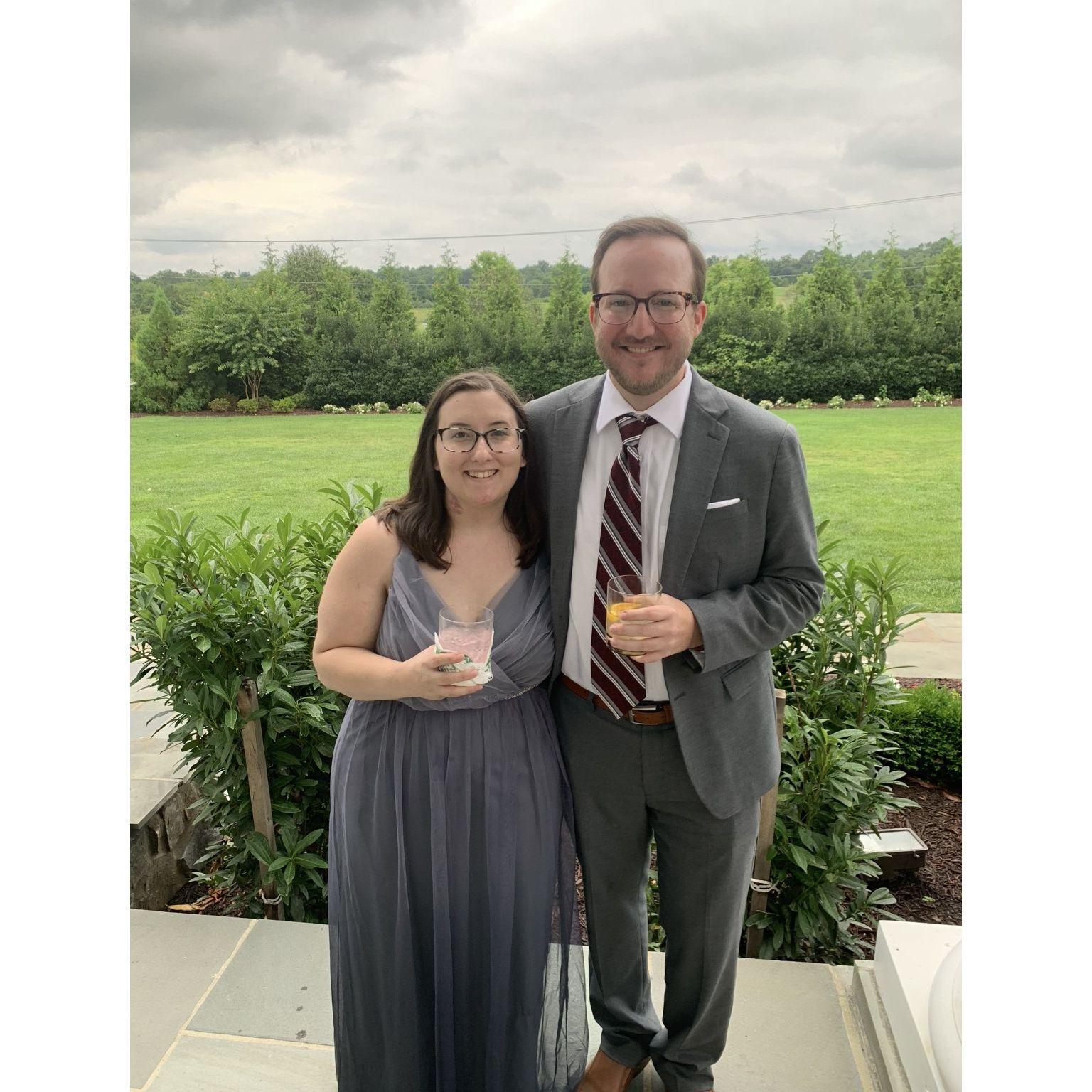 Celebrating the Benedict's wedding in July 2022