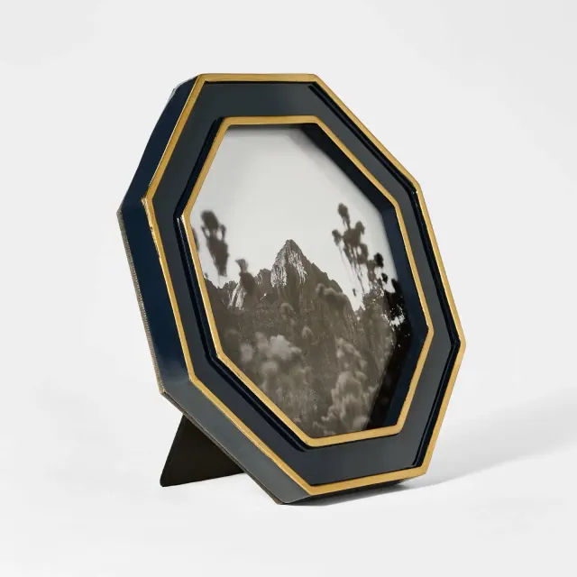 5"x5" Lacquer Octagon Picture Frame - Threshold™ designed with Studio McGee