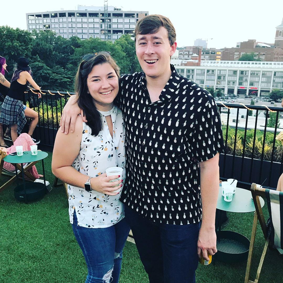 August 2018 at the rooftop of the Claremont Hotel, same night Lindsay, Allie's Maid of Honor, met her fiance! You're welcome Lindz ;) 
