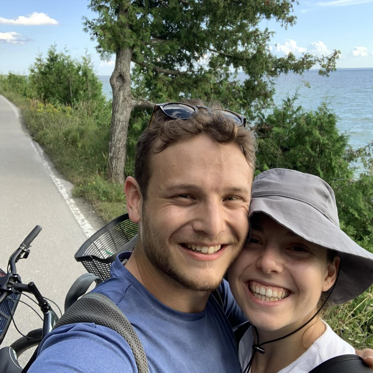 Biking around Mackinac Island (also part of our road trip around Lake Michigan!)