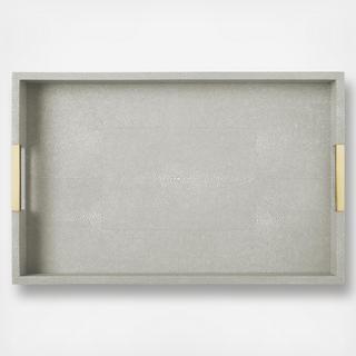 Modern Shagreen Desk Tray