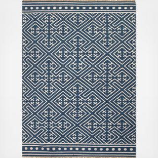 Flat-Weave Tribal Lahu Rug