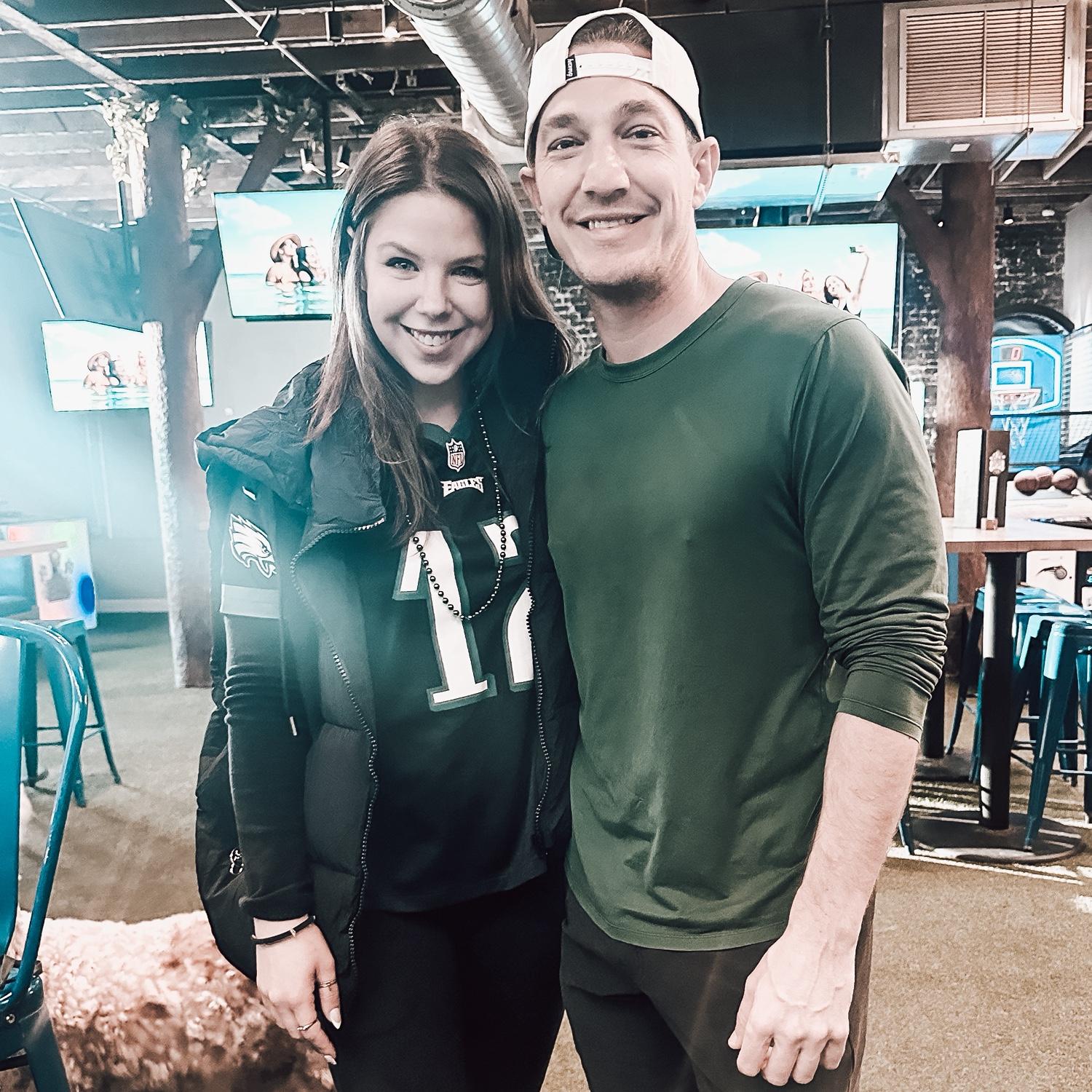 Go BIRDS! Super Bowl night