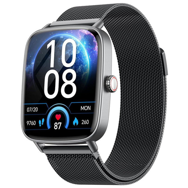 Smart Watch for Women, 1.85" HD Smartwatch Compatible iPhone/Samsung/Android (Answer/Make Calls), 100+ Sport Modes Fitness Tracker with Heart Rate/Sleep/SpO2 Monitor, IP68 Waterproof, Metal Band
