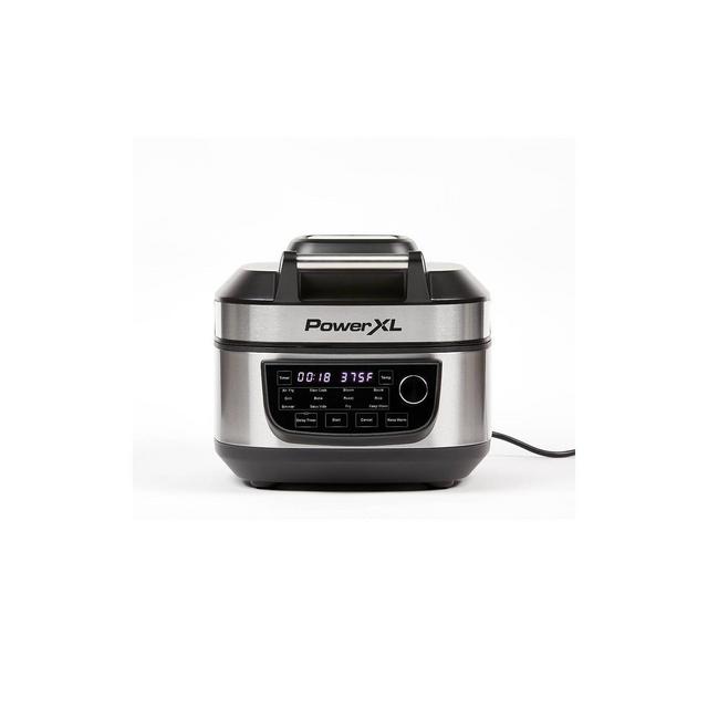 PowerXL 6qt Indoor Grill and Air Fryer - Silver