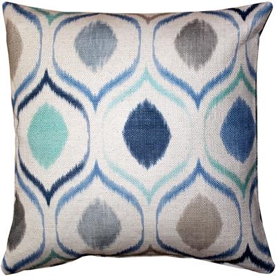 Blue Iris Throw Pillow 20X20