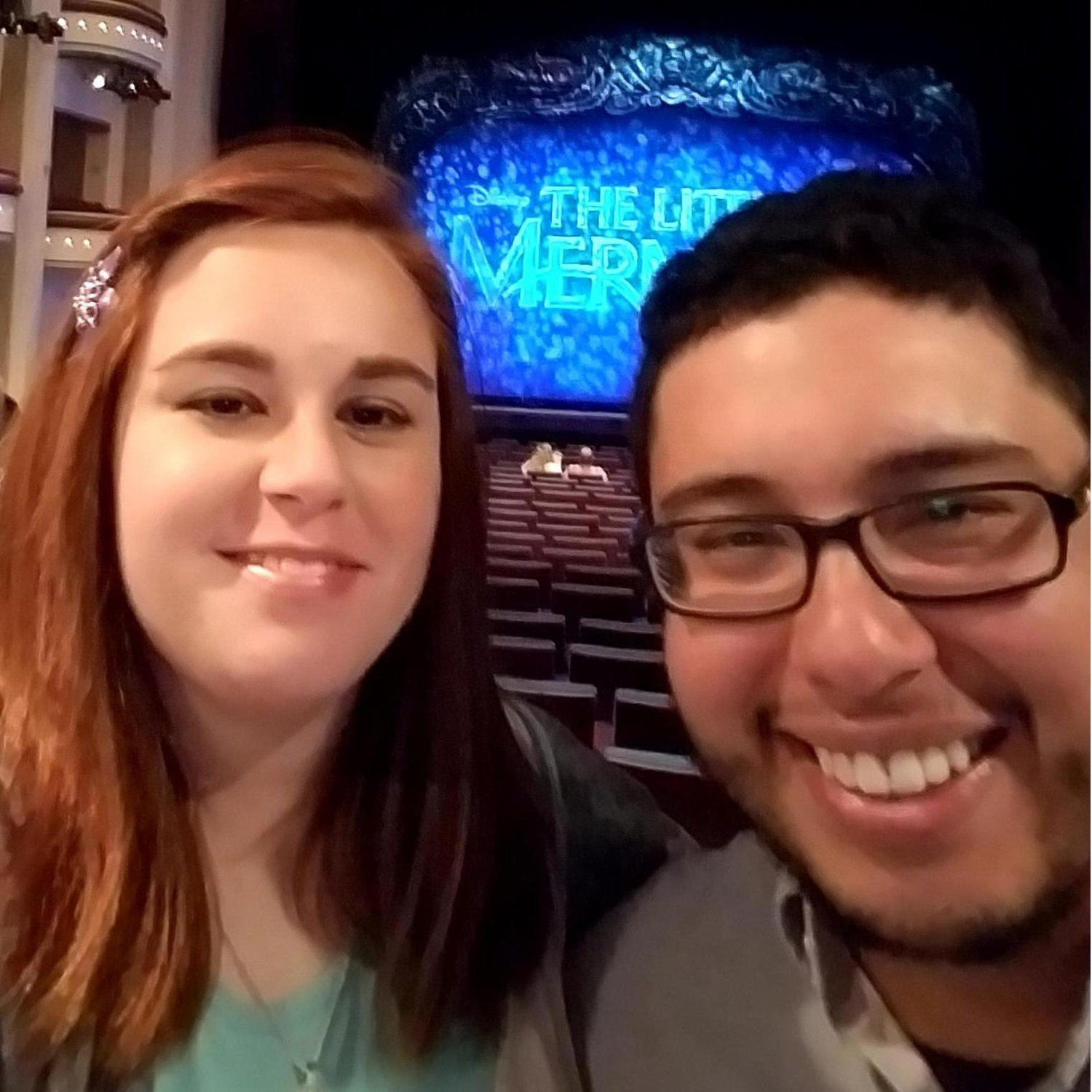 We're both thankful and happy we found someone who shares a liking for theater, movies, concerts, and restaurants :-)
