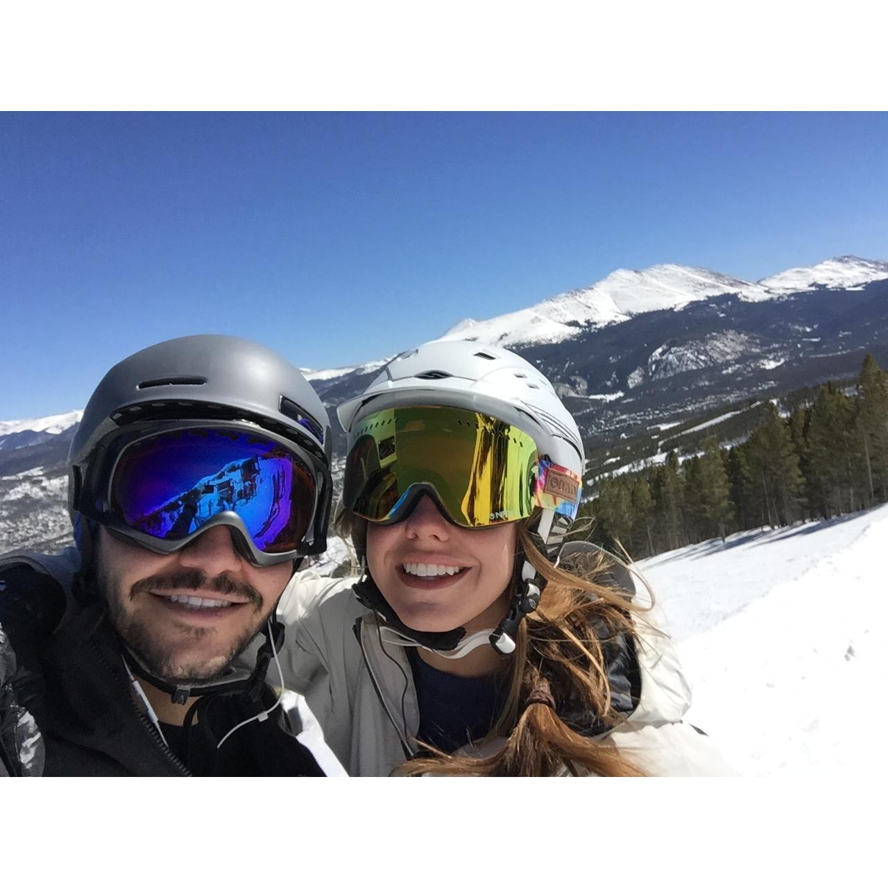 Our first trip "just friends" - to Breckenridge Colorado for spring break