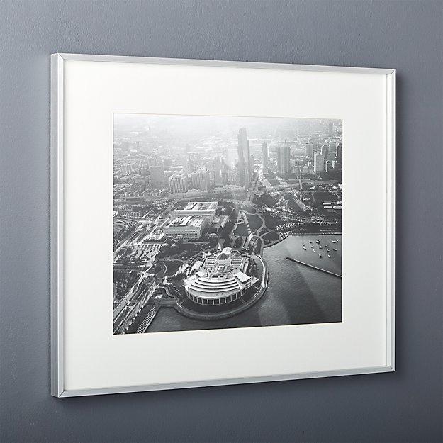 Gallery Brushed Silver 16x20 Picture Frame
