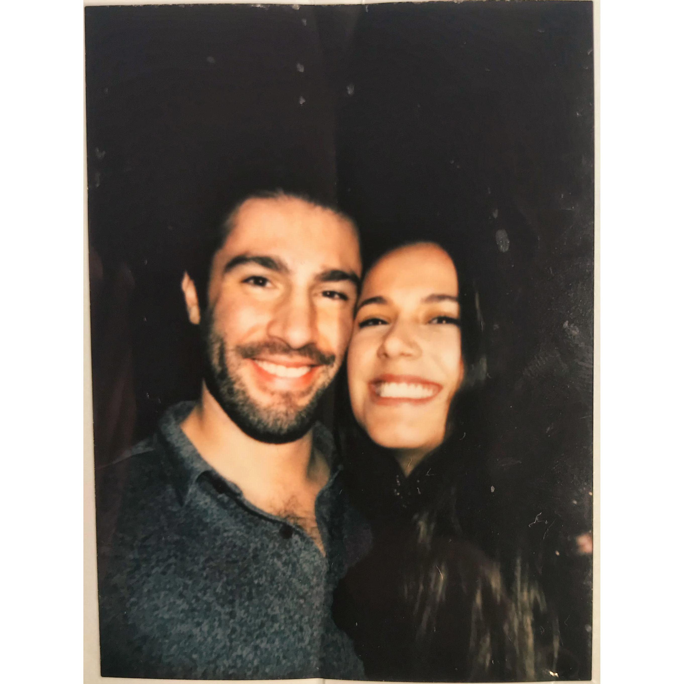 Our first official picture together: December 2020