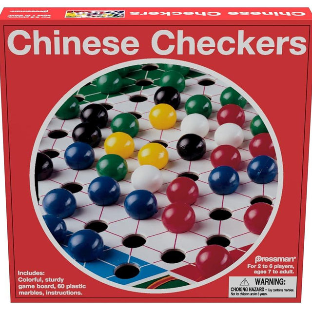 Chinese Checkers - Classic Game of Strategy for 2-6 Players by Pressman