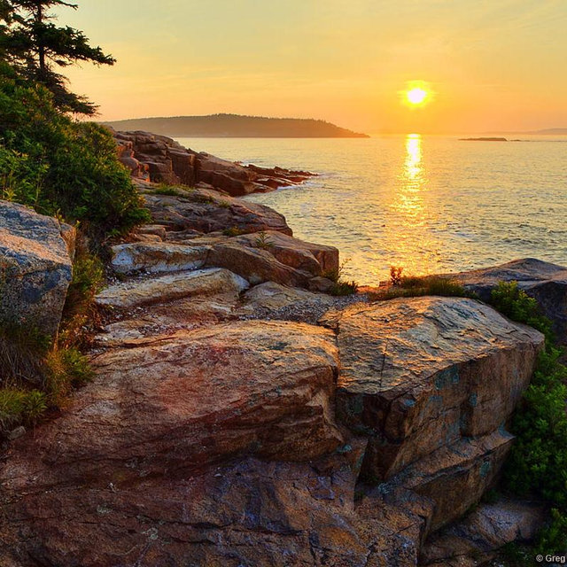 Acadia National Park Sunrise Pass
