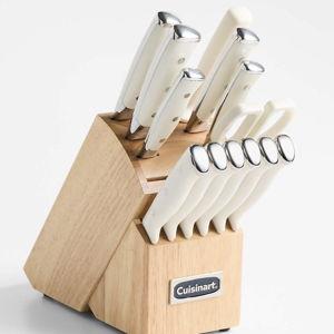 Cuisinart Classic Black Triple Rivet 15-Piece Knife Block Set + Reviews | Crate & Barrel