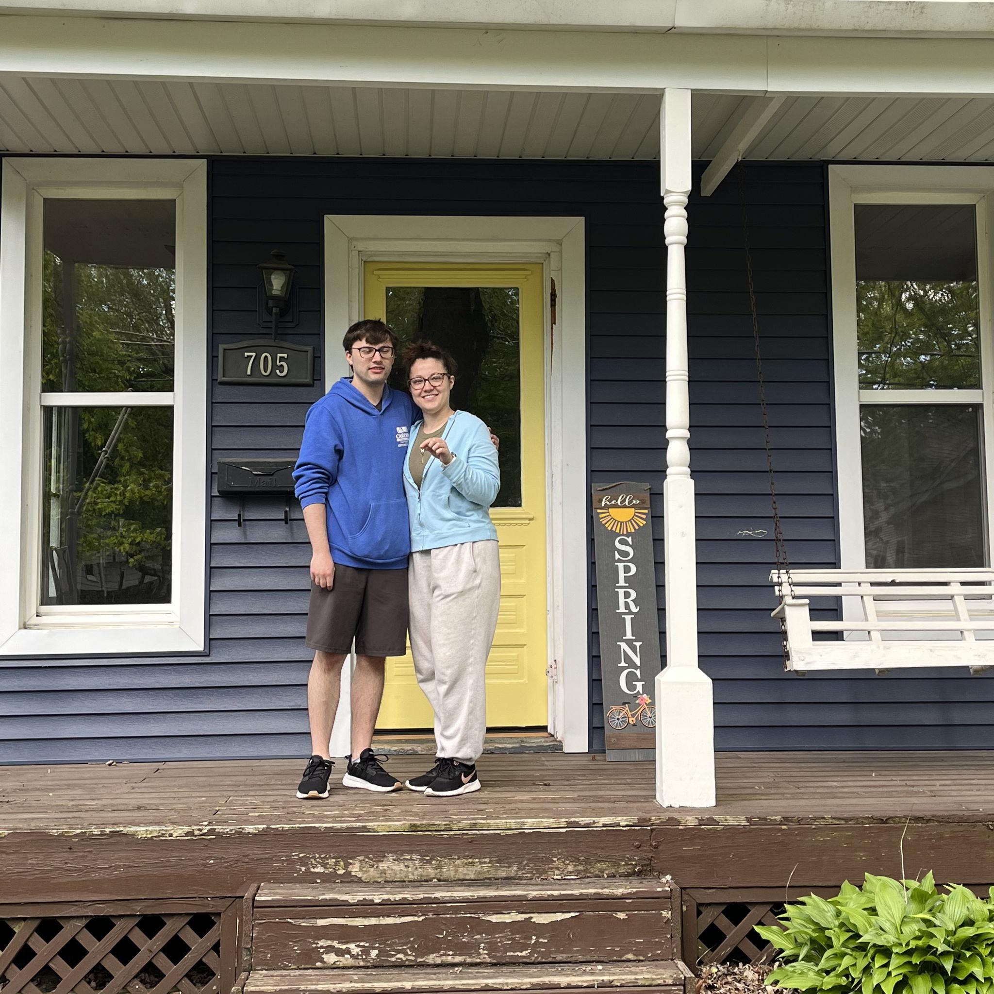 Our first home together! Can you tell it was an early morning? Normal, IL. 2023