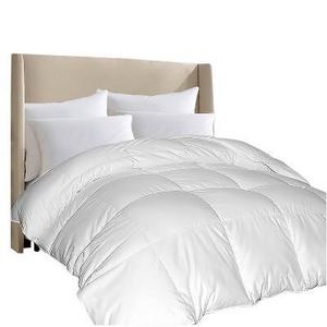 100% Egyptian Cotton Comforloft® Down Alternative Comforter King White - Blue Ridge Home Fashions