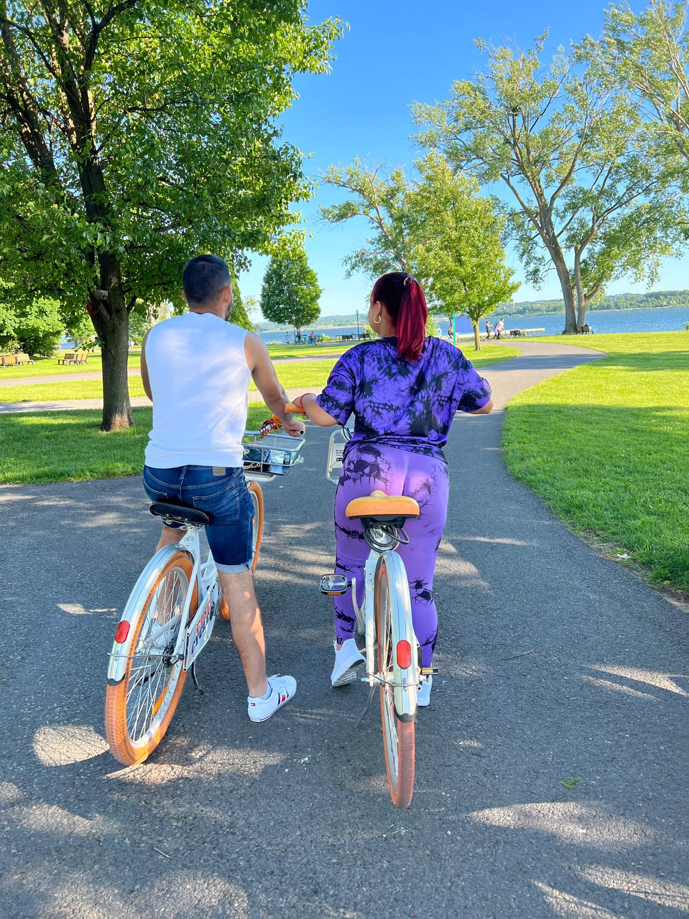 Bicycle ride with my man