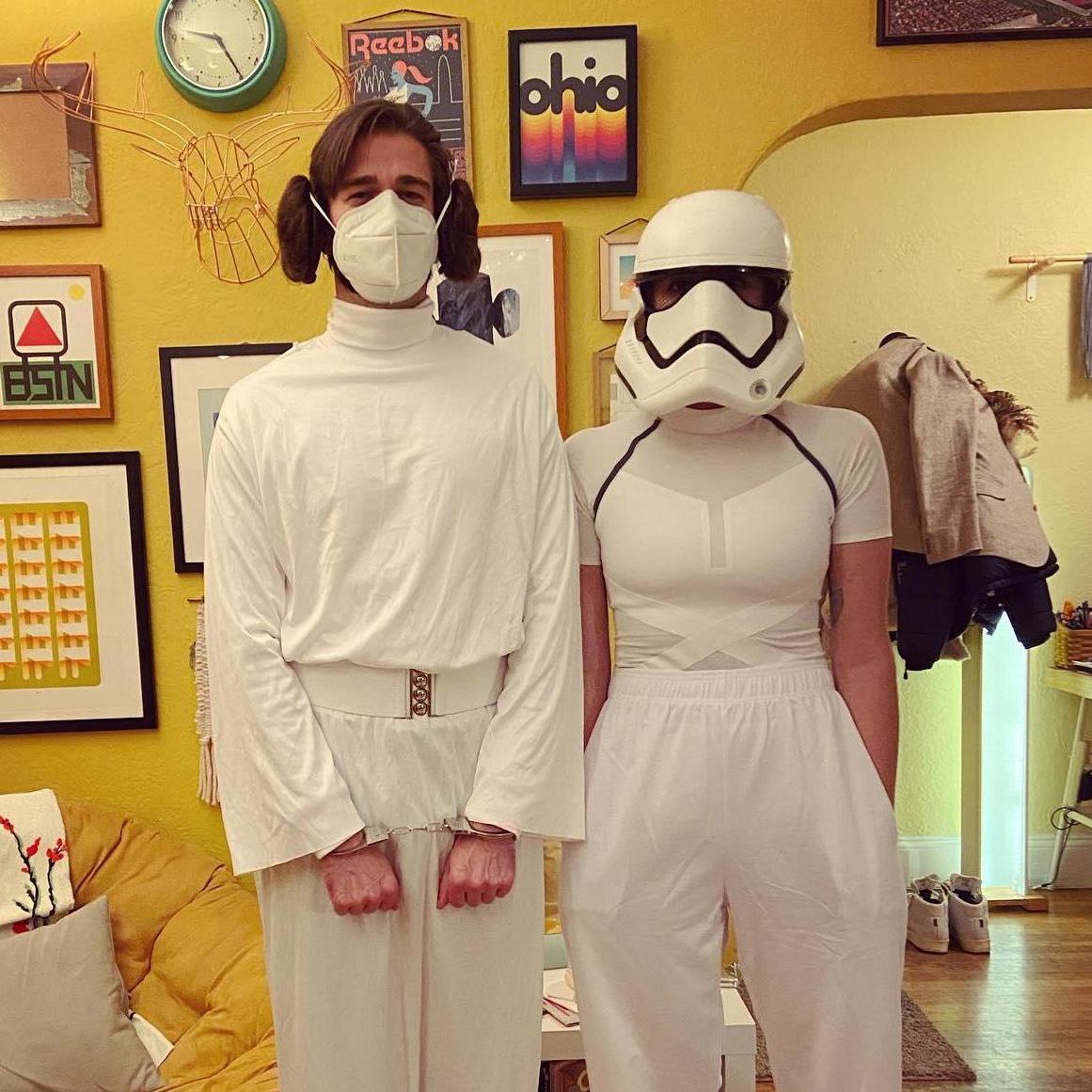 Quarantine Halloween... Princess Leia & Han Solo ;) (2020)