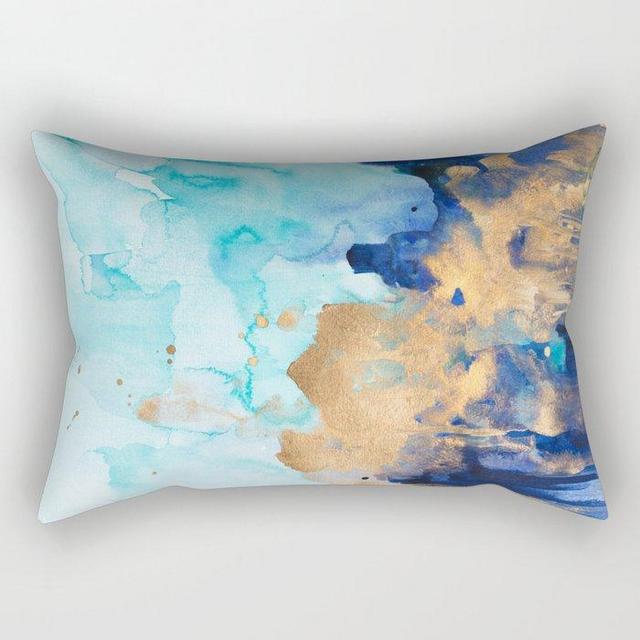 Abstract watercolor Rectangular Pillow