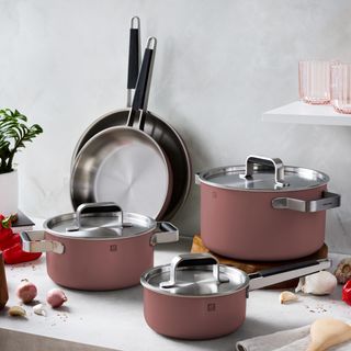 Pure 8-Piece Stainless Steel Cookware Set