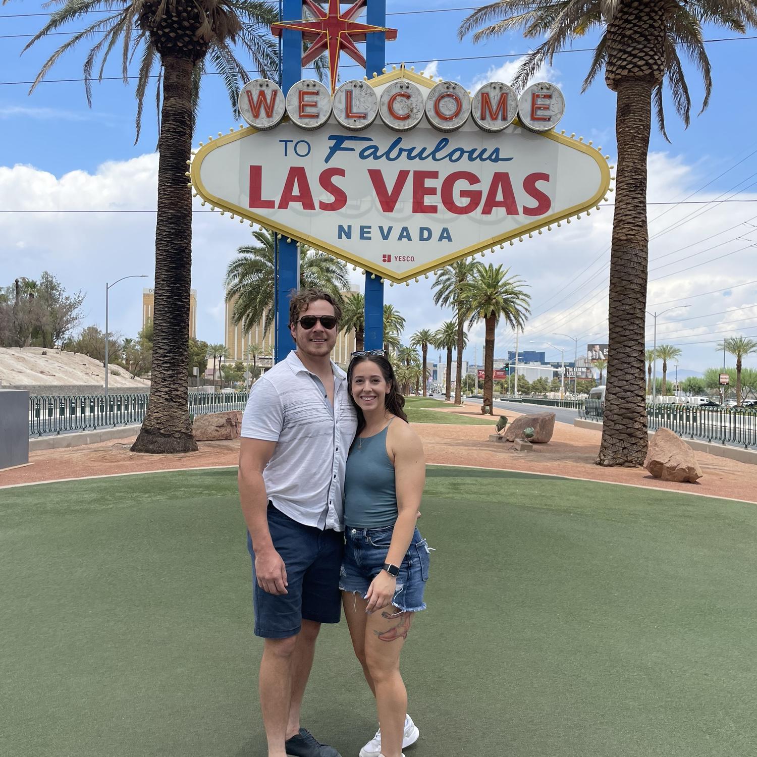 June 2021-Our first trip to Vegas baby