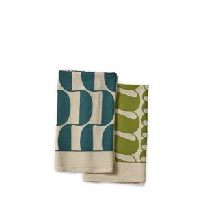 Tea Towels in Seto Shade and Tule Shade (Set of 2)