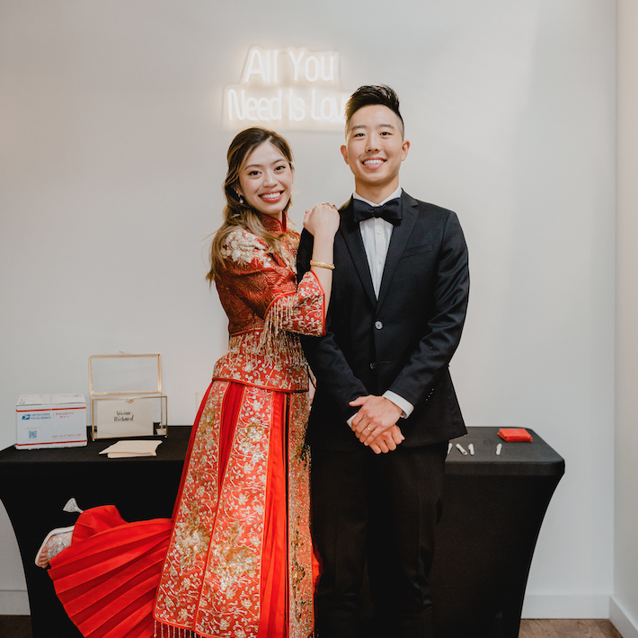 the c h i n e s e wedding dress for our tea ceremony