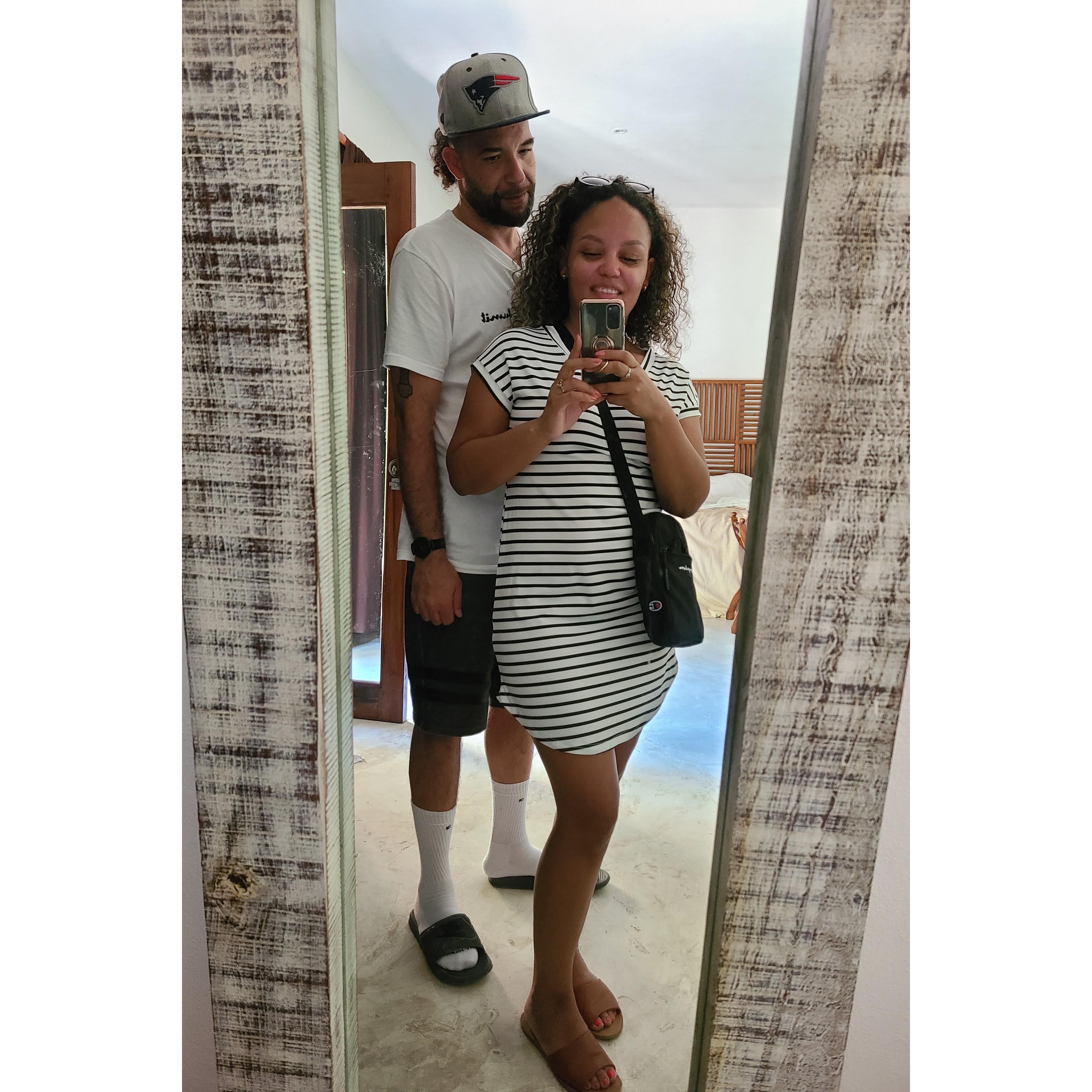 First photo as an engaged couple
