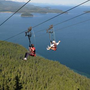 World's Largest Zipline & SkyPeak Gondola in Icy Strait Point