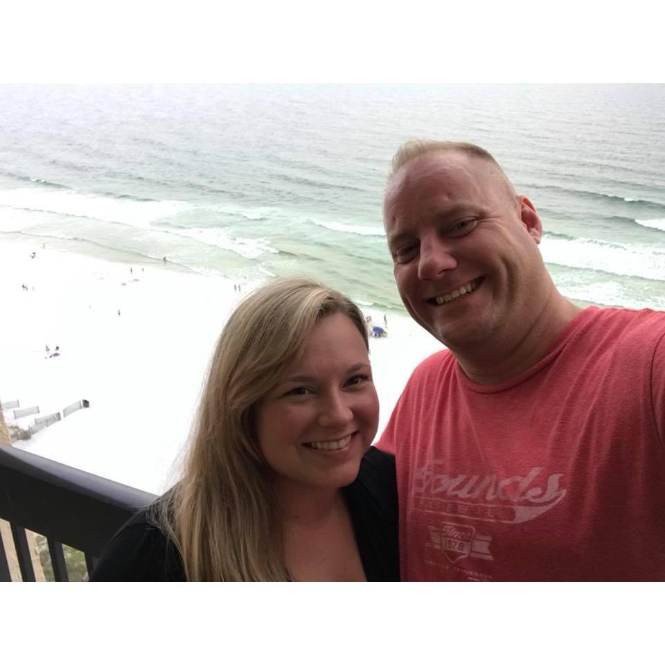 Our first beach trip together during the summer of 2018!
