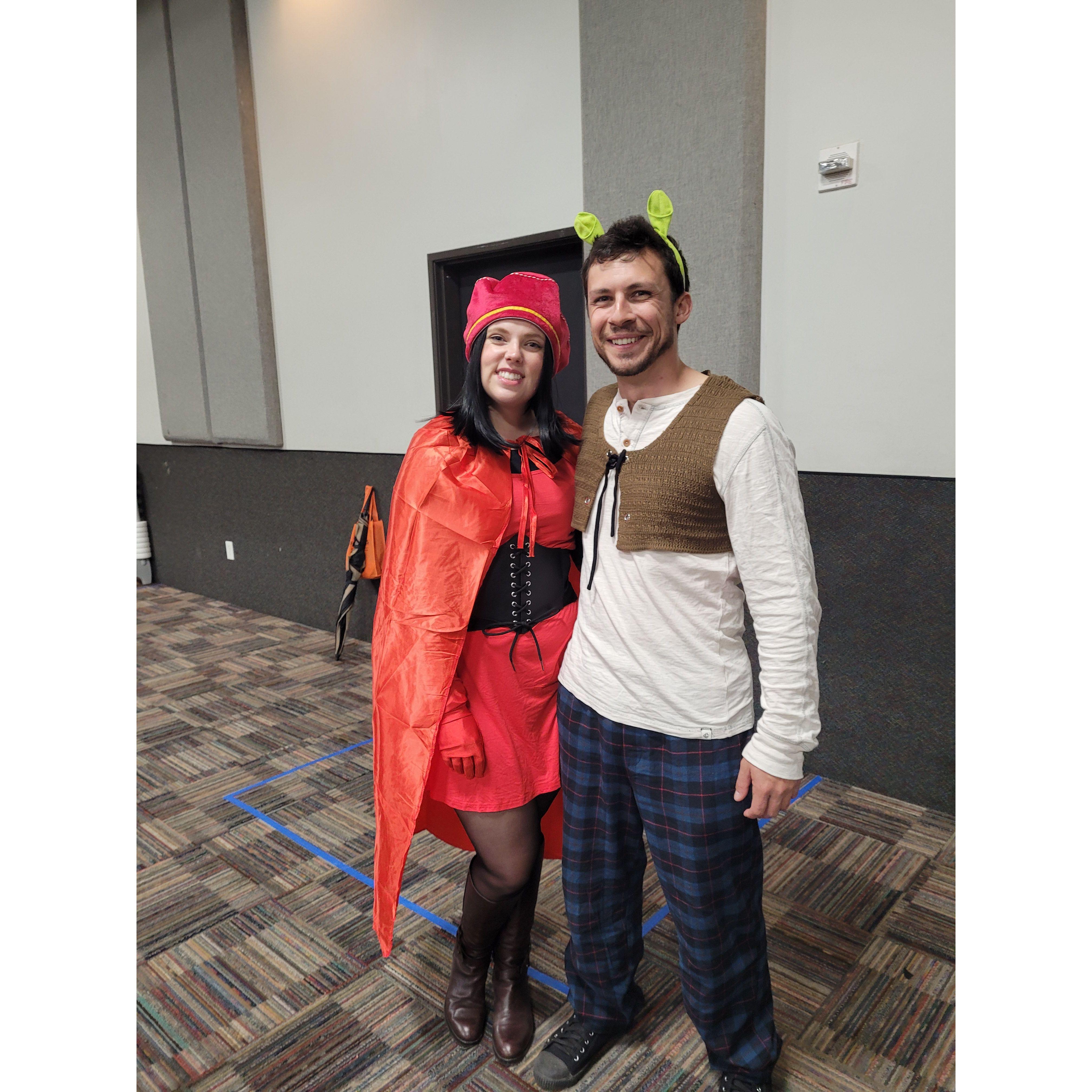 Shane and I love to go all out for Halloween!