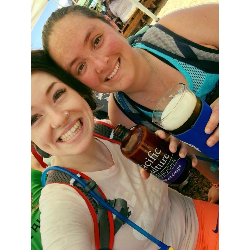 "Cheers!" to 30 miles down!