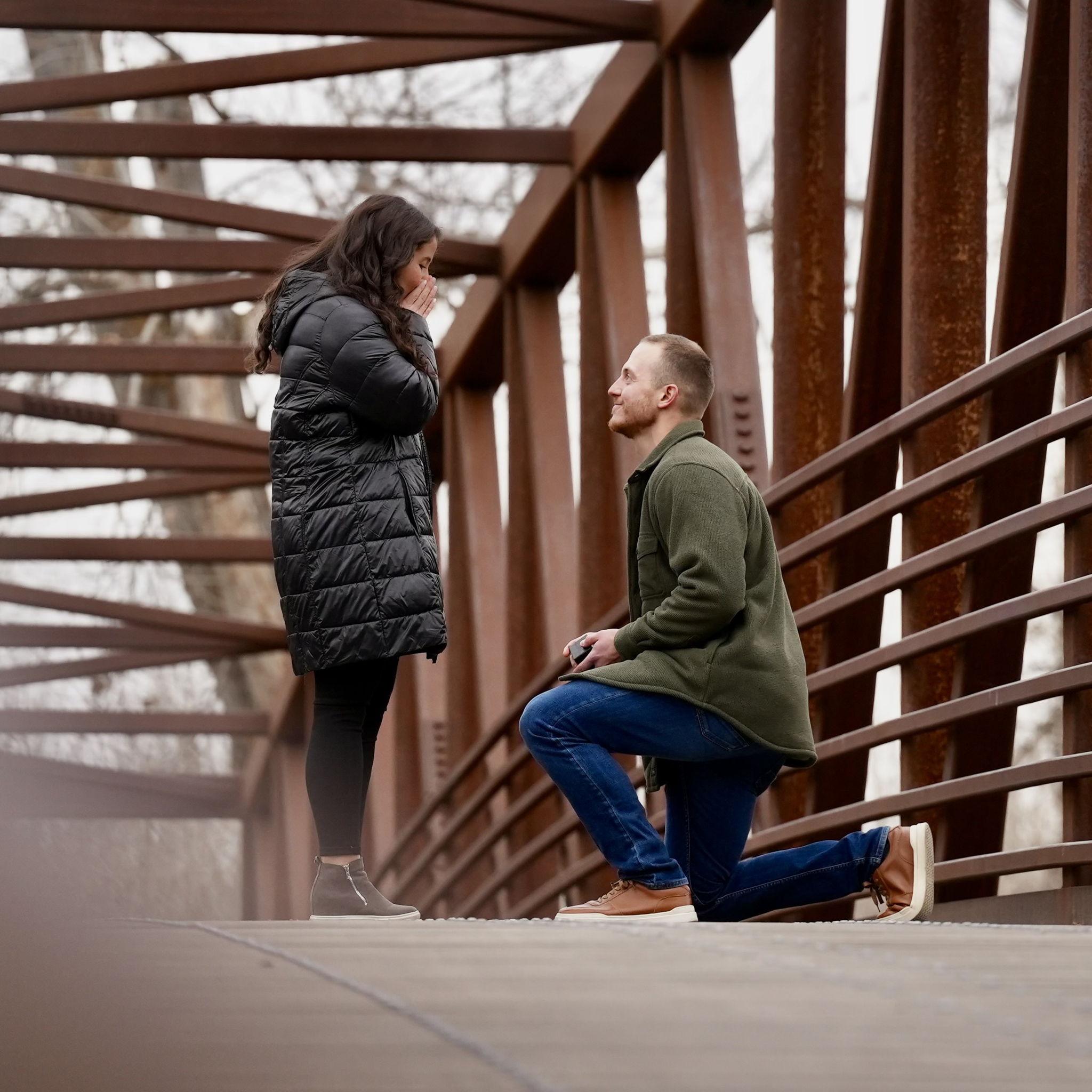 Big evening when Trav had a surprise proposal.