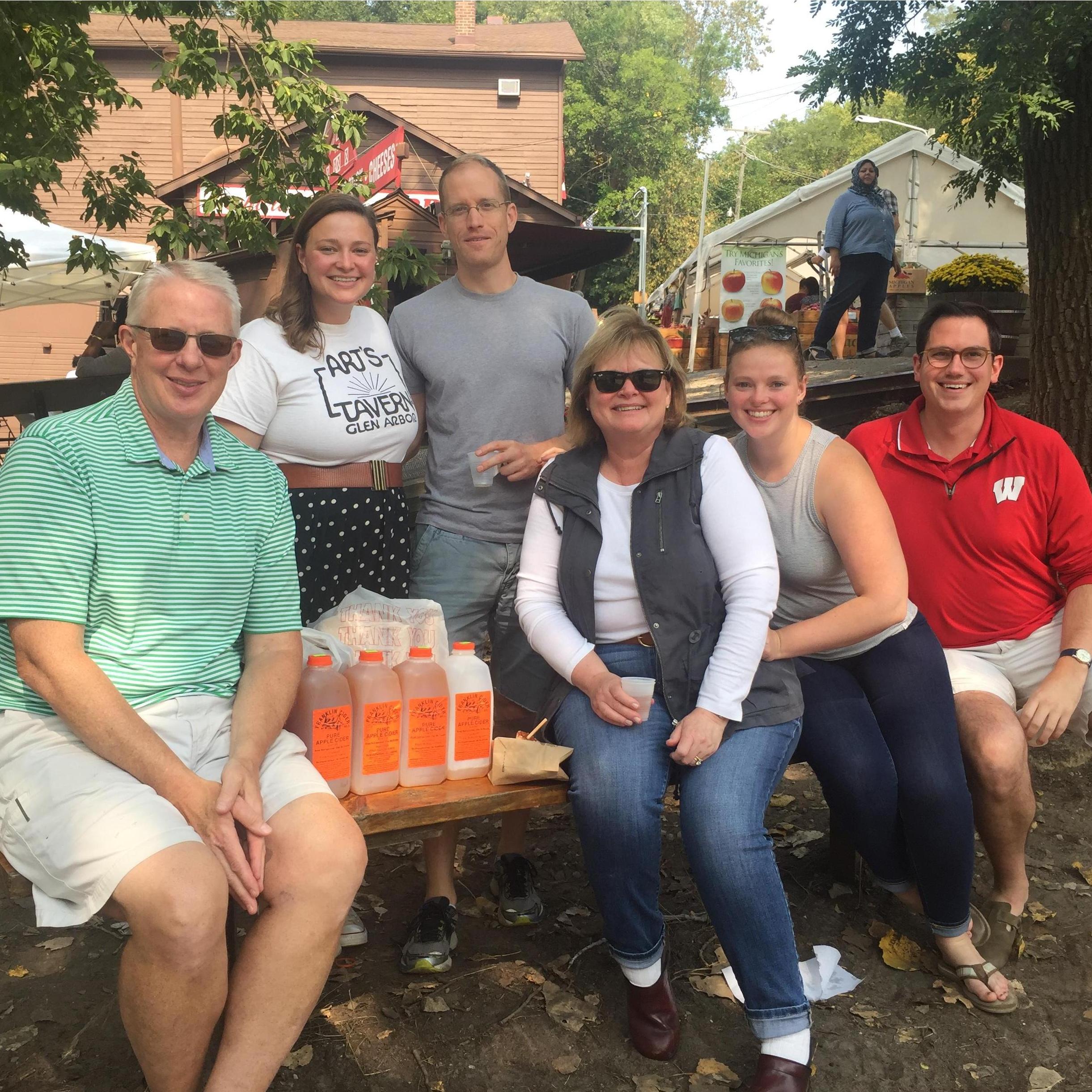 Cider and doughnuts at the Franklin Mill in Michigan :: Fall 2017