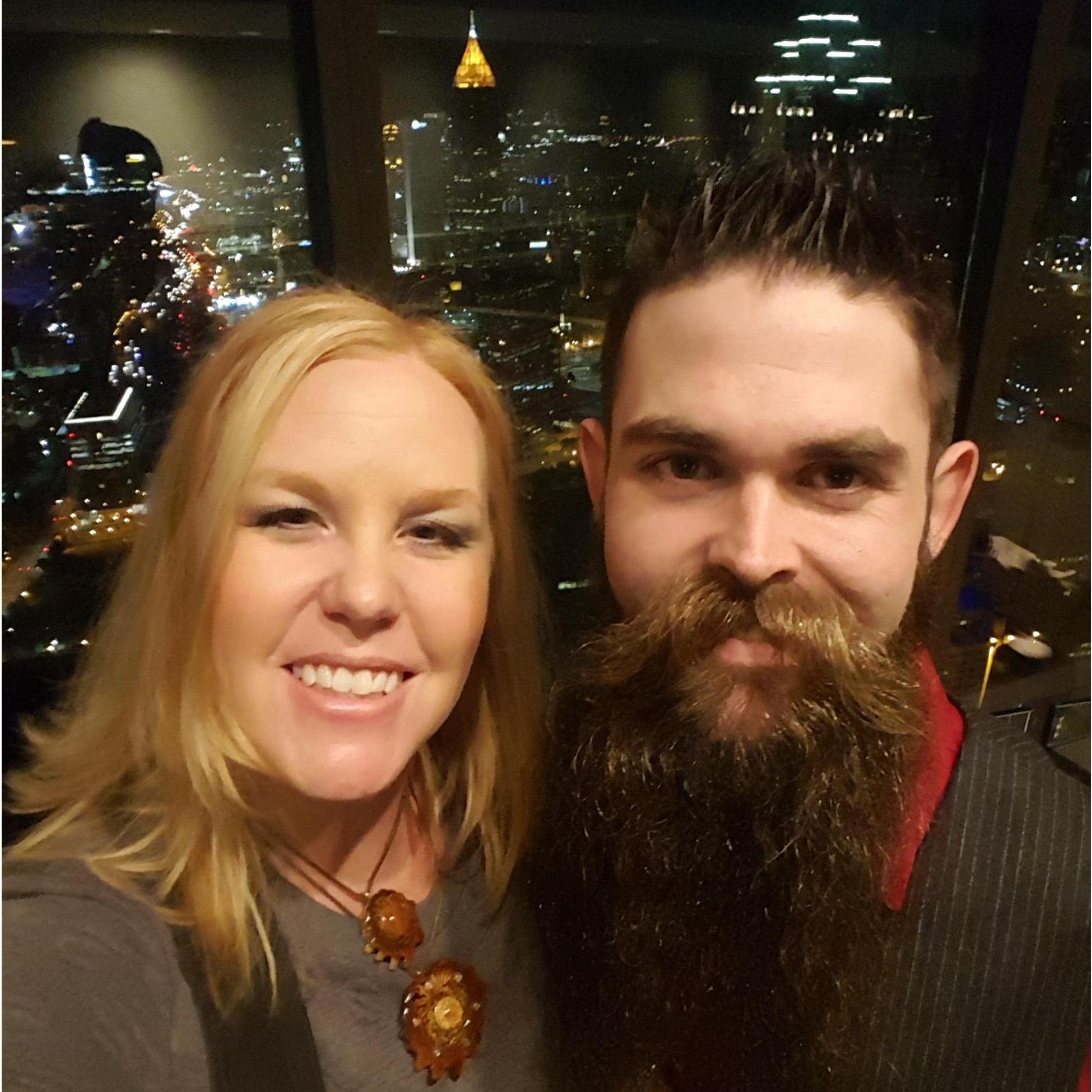 Thanksgiving dinner from 22 stories up 2016