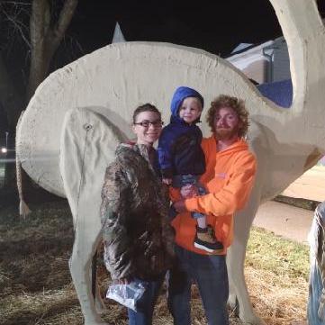 Visiting the Nativity scene!