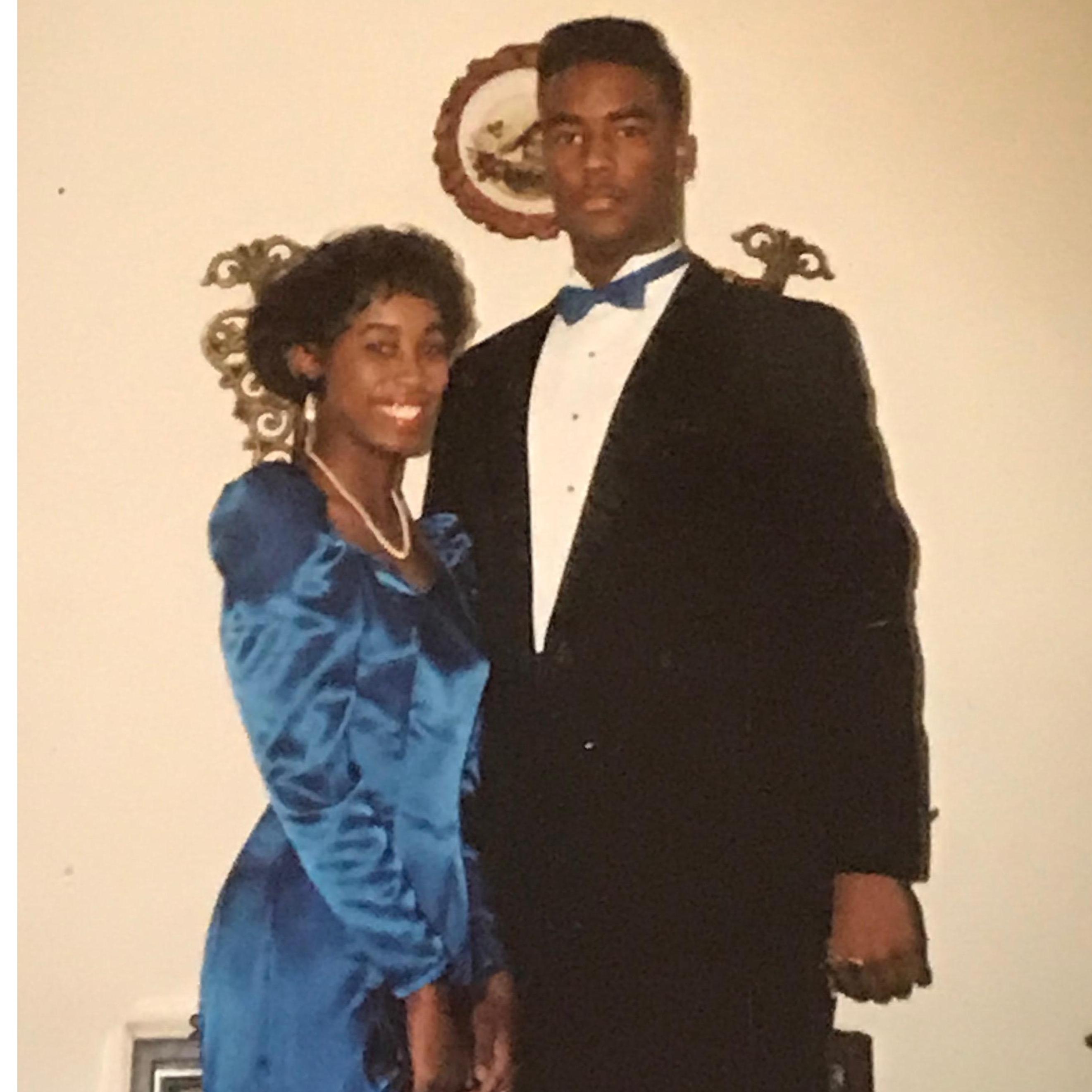 I was excited to accompany Chris to his Sigma Psi Omega Ball in 1990.