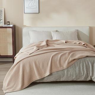 Mikala Cotton Waffle Weave Blanket