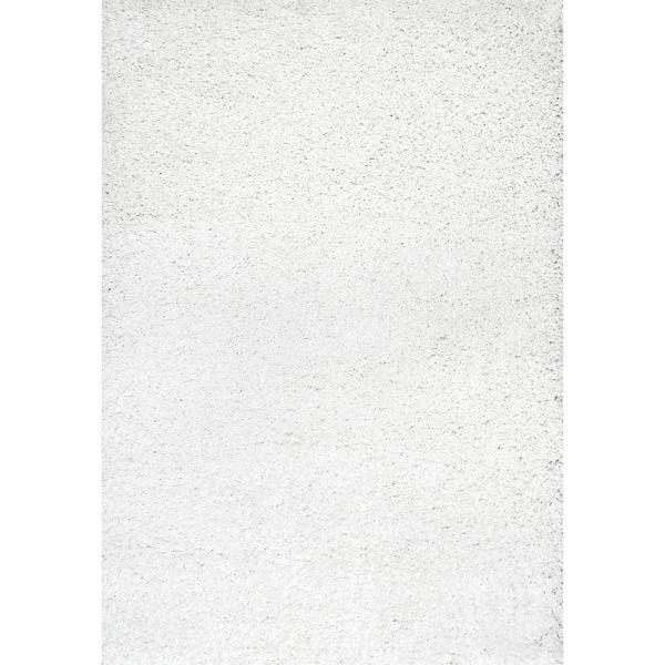 (White) Rectangle 8 ft. x 10 ft. Area Rug