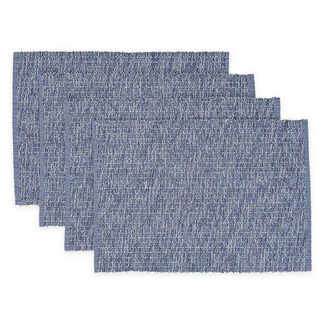 Casual Twist Rib Placemats in Navy (Set of 4)