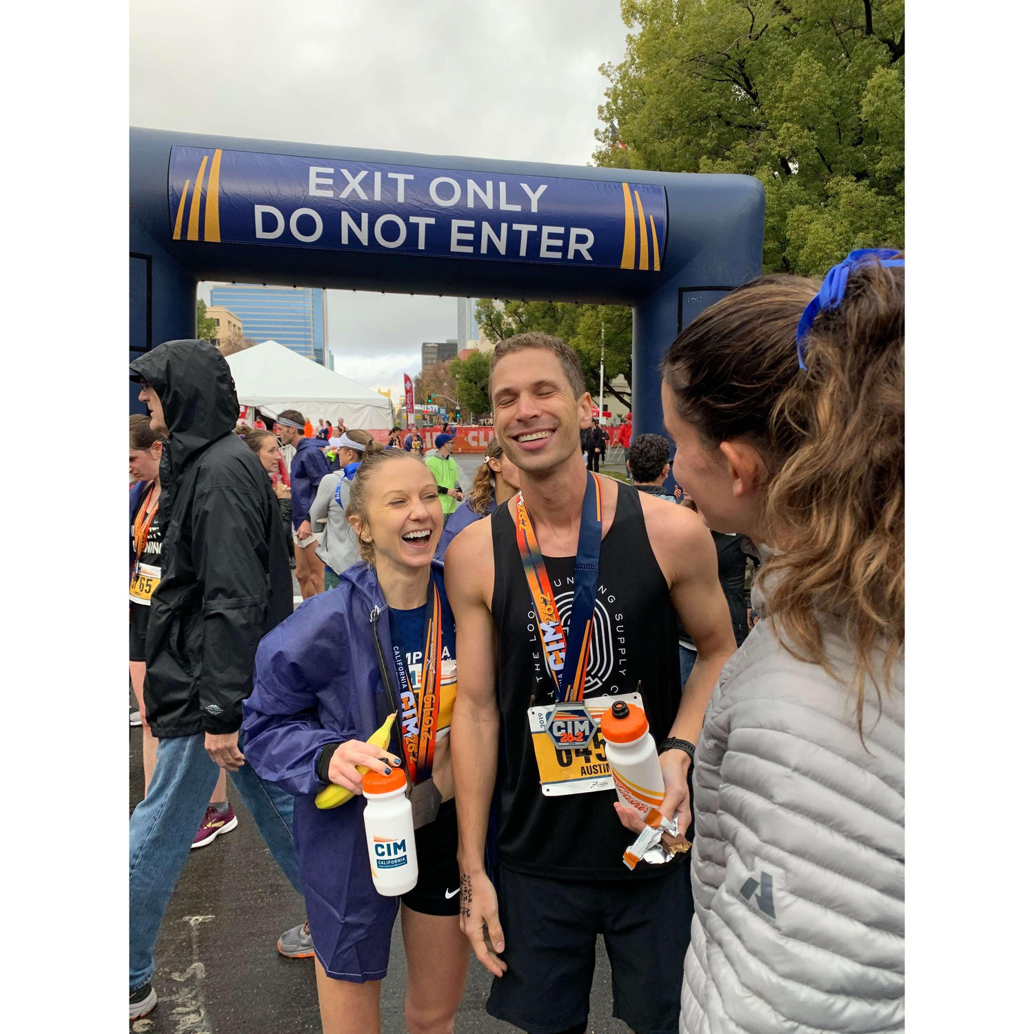 Anna qualified for the Olympic Trials and Austin qualified for the Boston Marathon at CIM 2019