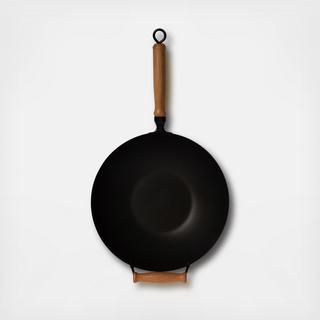 Professional Series Excalibur 10-Piece Nonstick Flat Bottom Wok Set with Lid