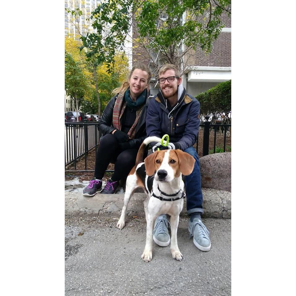 One of the best things we have ever done together was adopt our dog, Raven!