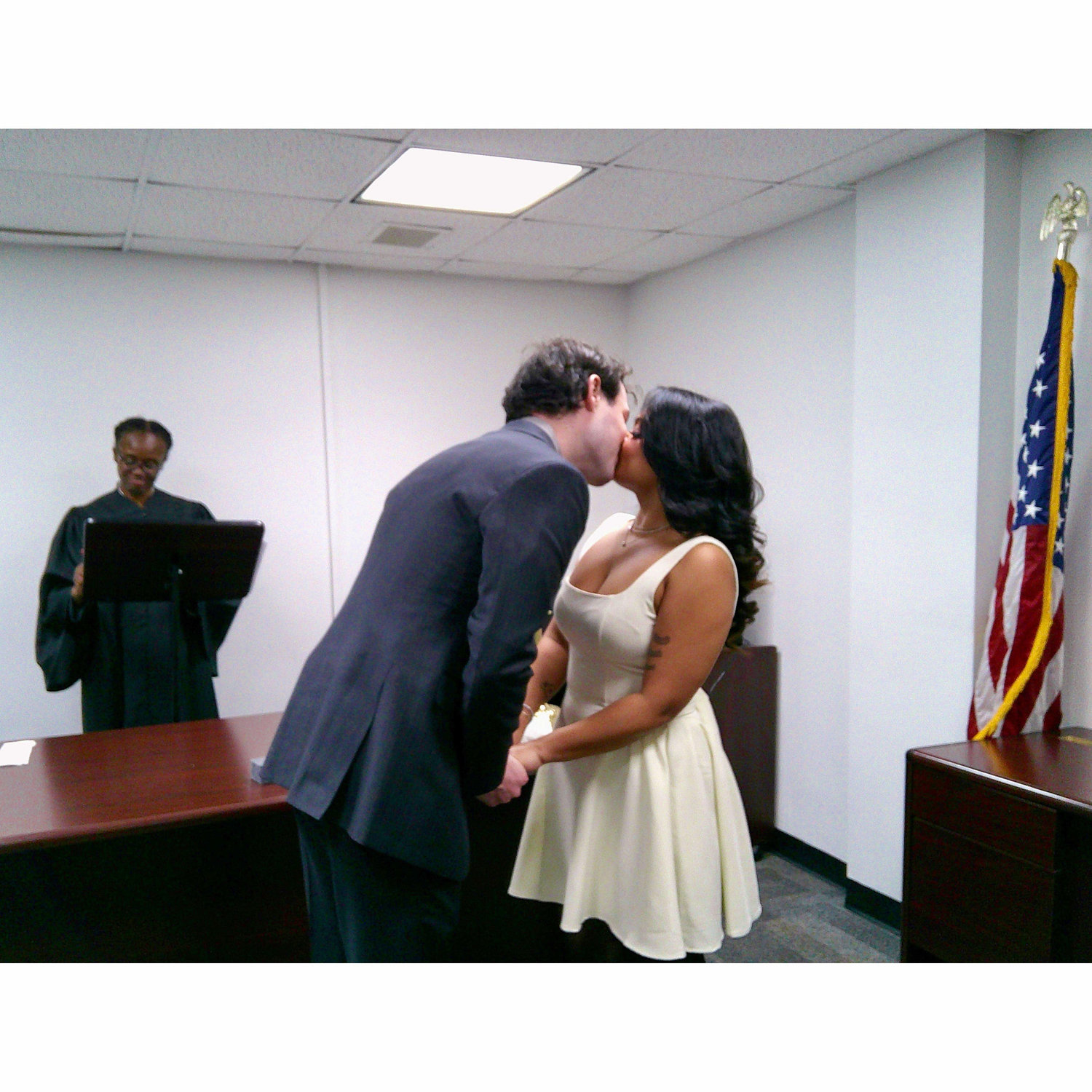 You may kiss the bride!