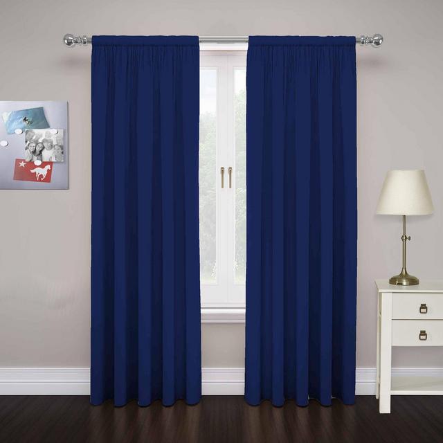 Huxley Microfiber Semi-Sheer Rod Pocket Curtain Panels